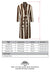 Women's Extra Long Dressing Gown - Chicago